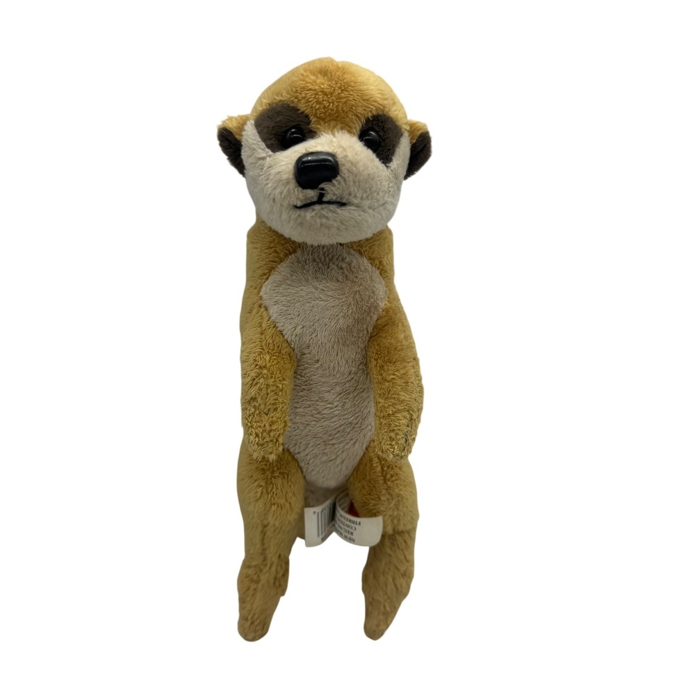 Adventure Planet Standing Meerkat Plush Stuffed Animal Tan Brown 9"